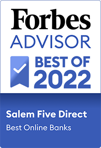 Forbes Advisor Best of 2022 Online Banks Award